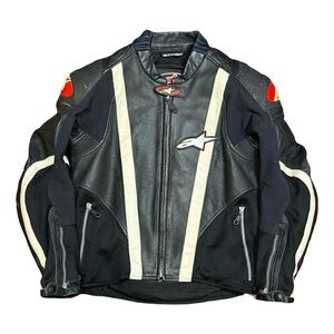 2006 Alpinestars SMX Airflo Cow Leather Motorcycle Biker Jacket